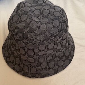 Coach Gray Bucket Hat